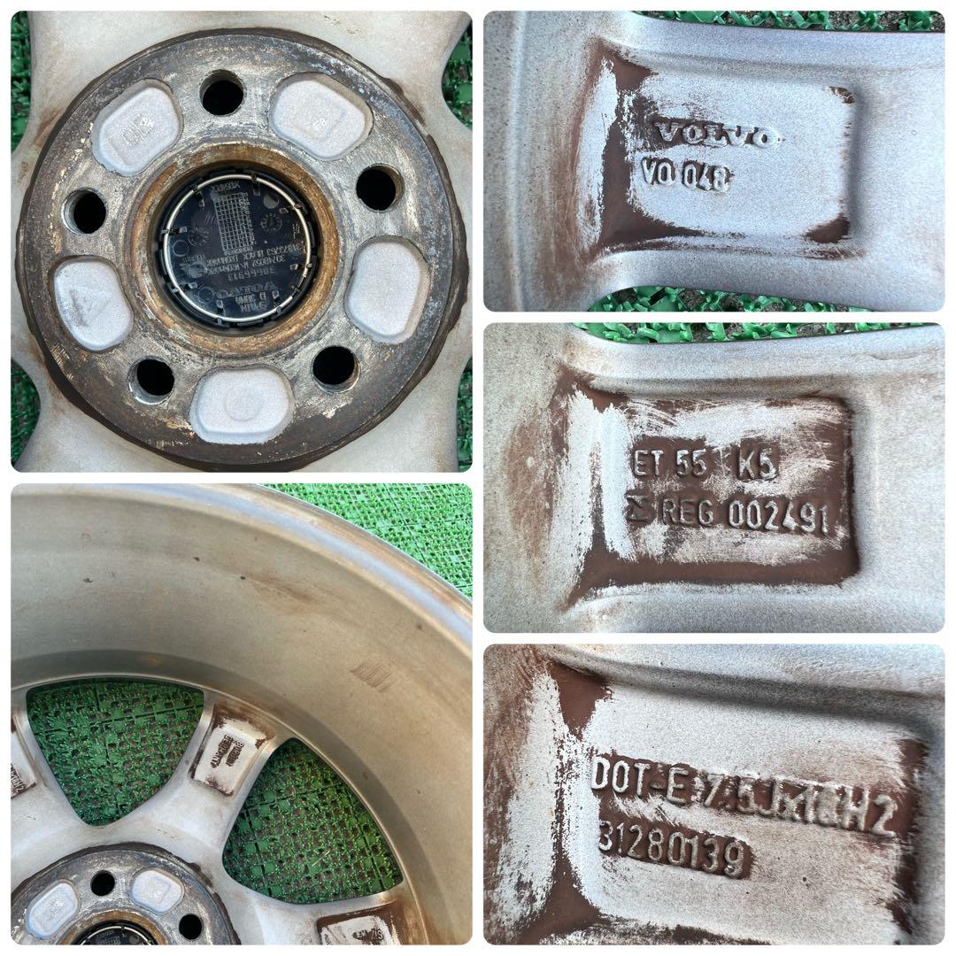 ボルボ XC70純正 18インチアルミホイール2本②