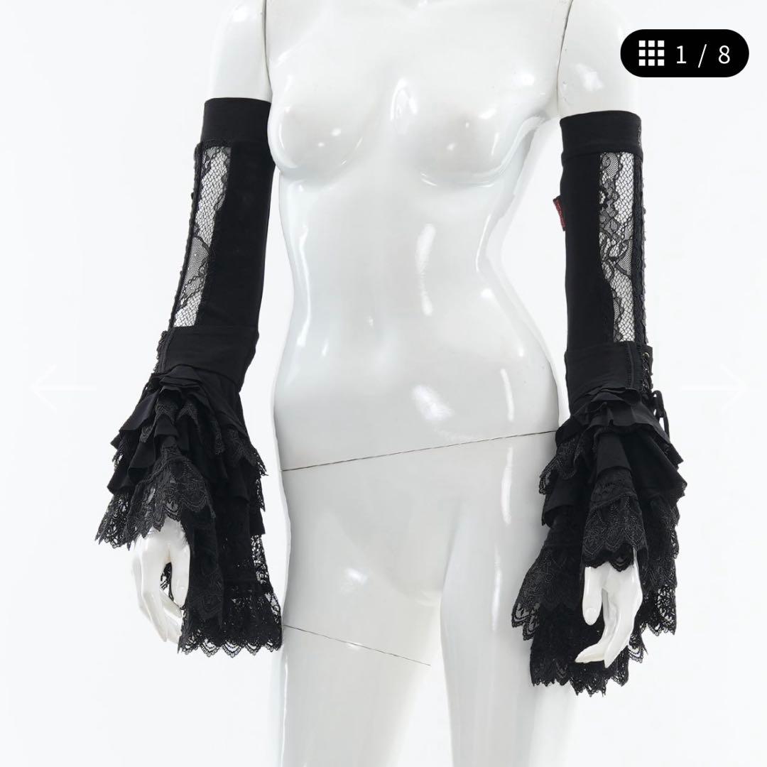 ozz on Midnight Masquerade アームカバー 黒