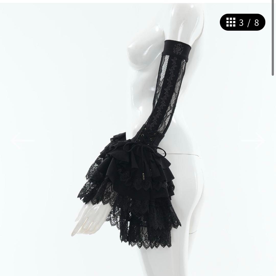 ozz on Midnight Masquerade アームカバー 黒