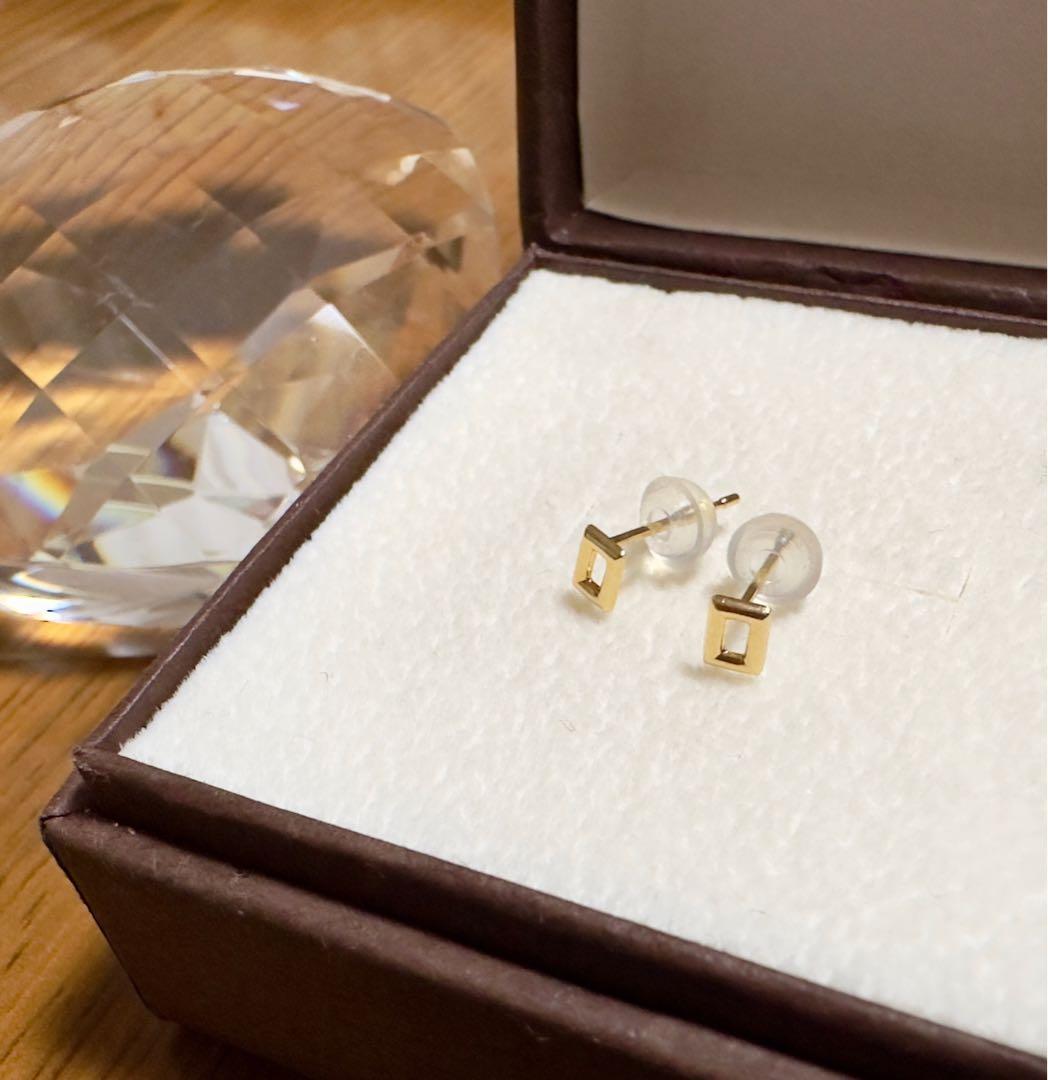 ジュエリーツツミk18ゴールドピアス華奢eteアガットアーカーヴァンドーム青山