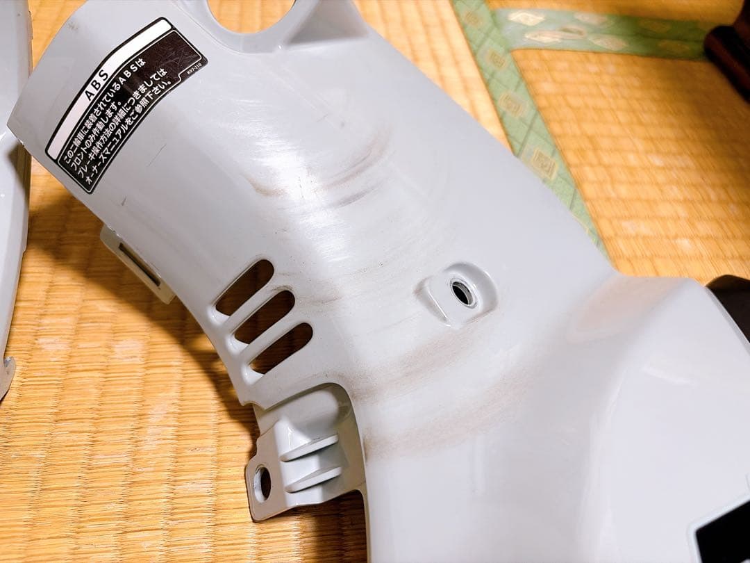 クロスカブJA60 レッグカバー プコブルー