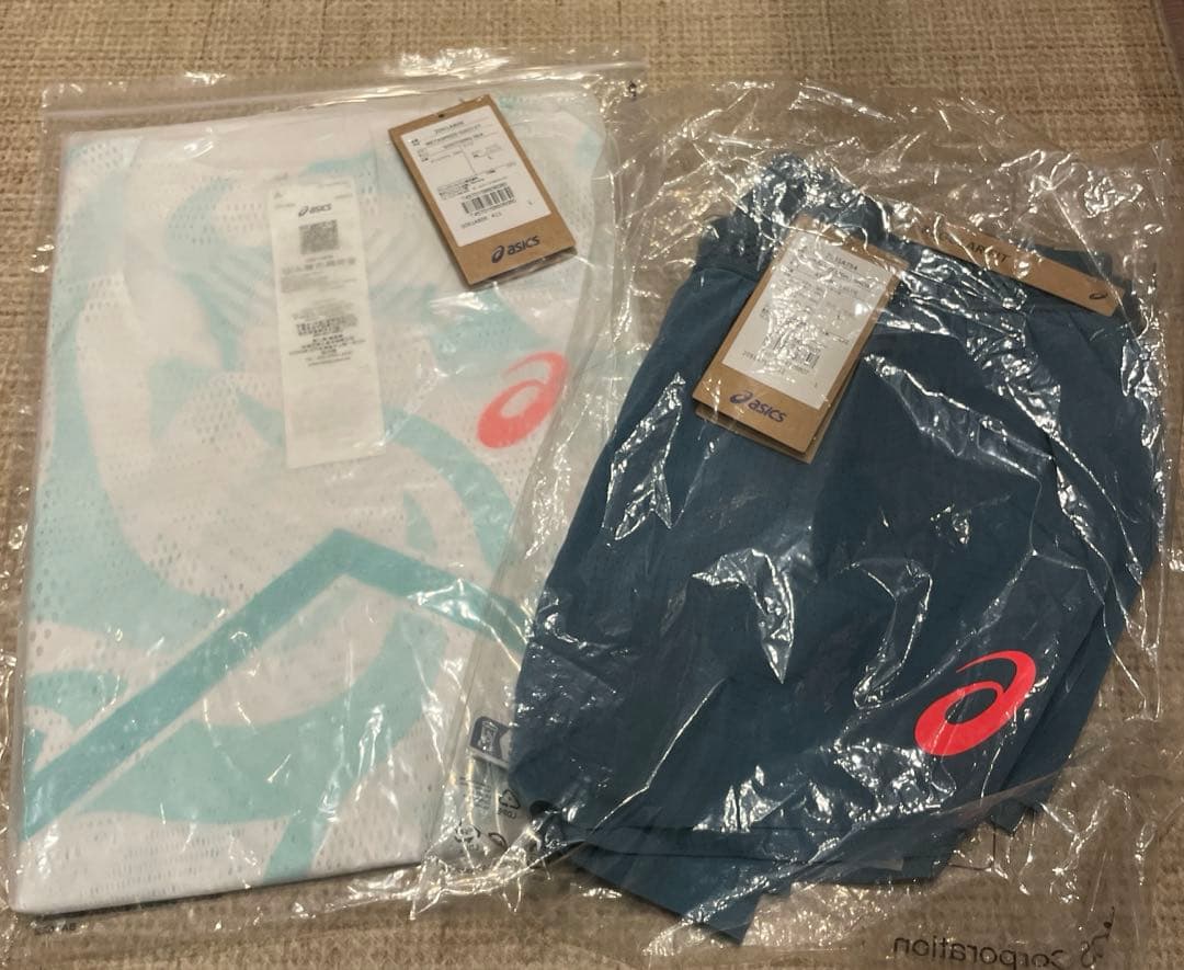 asics SPEED SINGLET & ランパン セット L