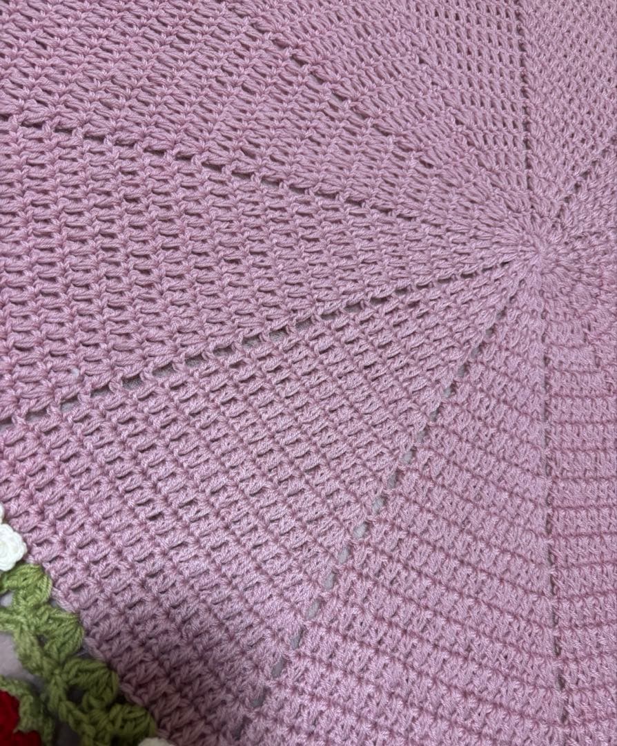 しらゆり　花束ブランケット　フラワーブランケット