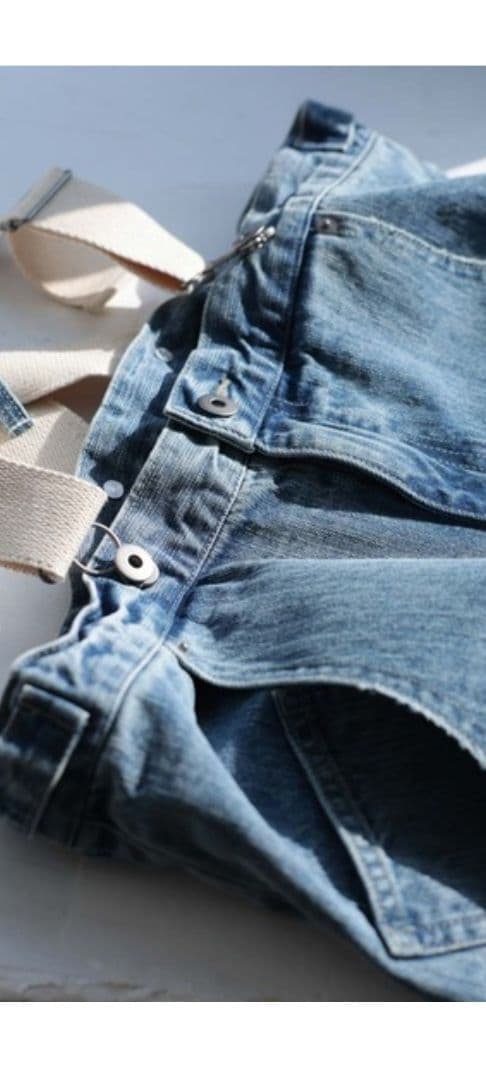 ✨️soulberry✨️サスペンダー付きデニムサロペットМ