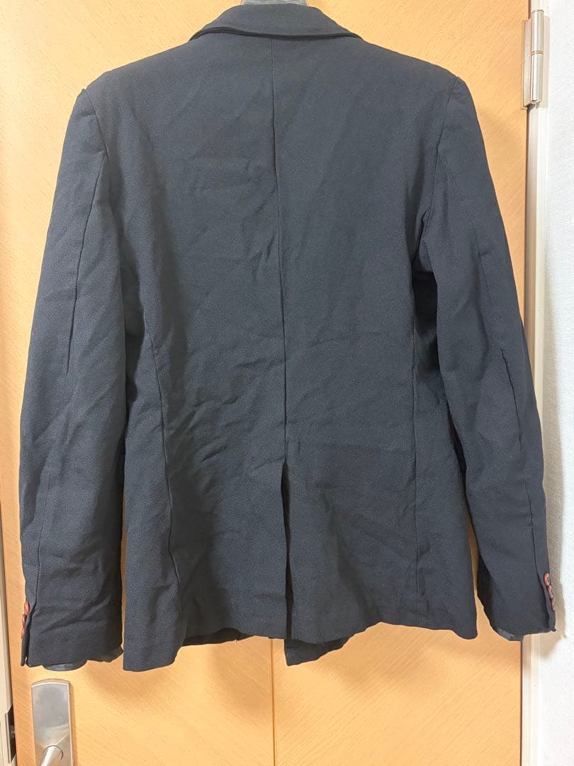 コムデギャルソンオムプリュス ポリ縮絨　ピークドラペル　テーラードジャケット