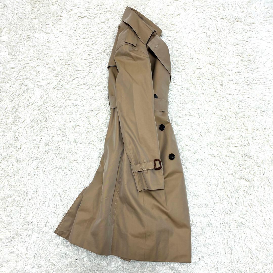 未使用に近い バーバリー ライナー付 トレンチコート ノバチェック ベルト 36