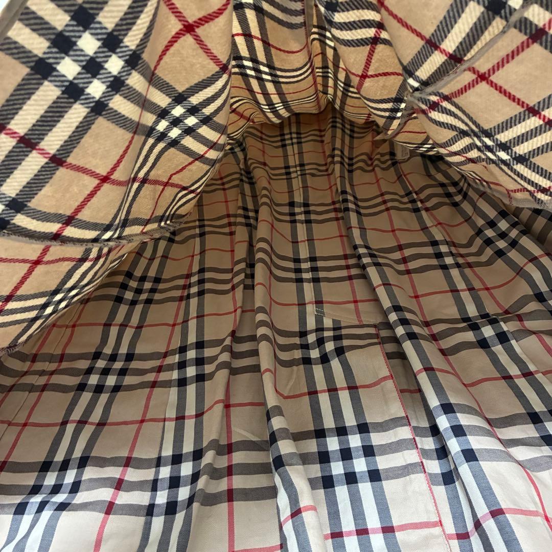 未使用に近い バーバリー ライナー付 トレンチコート ノバチェック ベルト 36