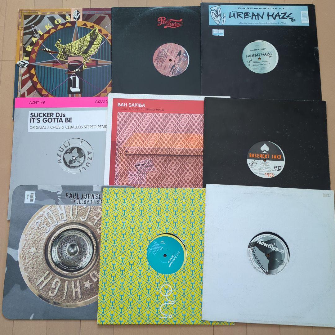 HOUSEなどダンスミュージックのレコード1箱セット 約70枚 ①
