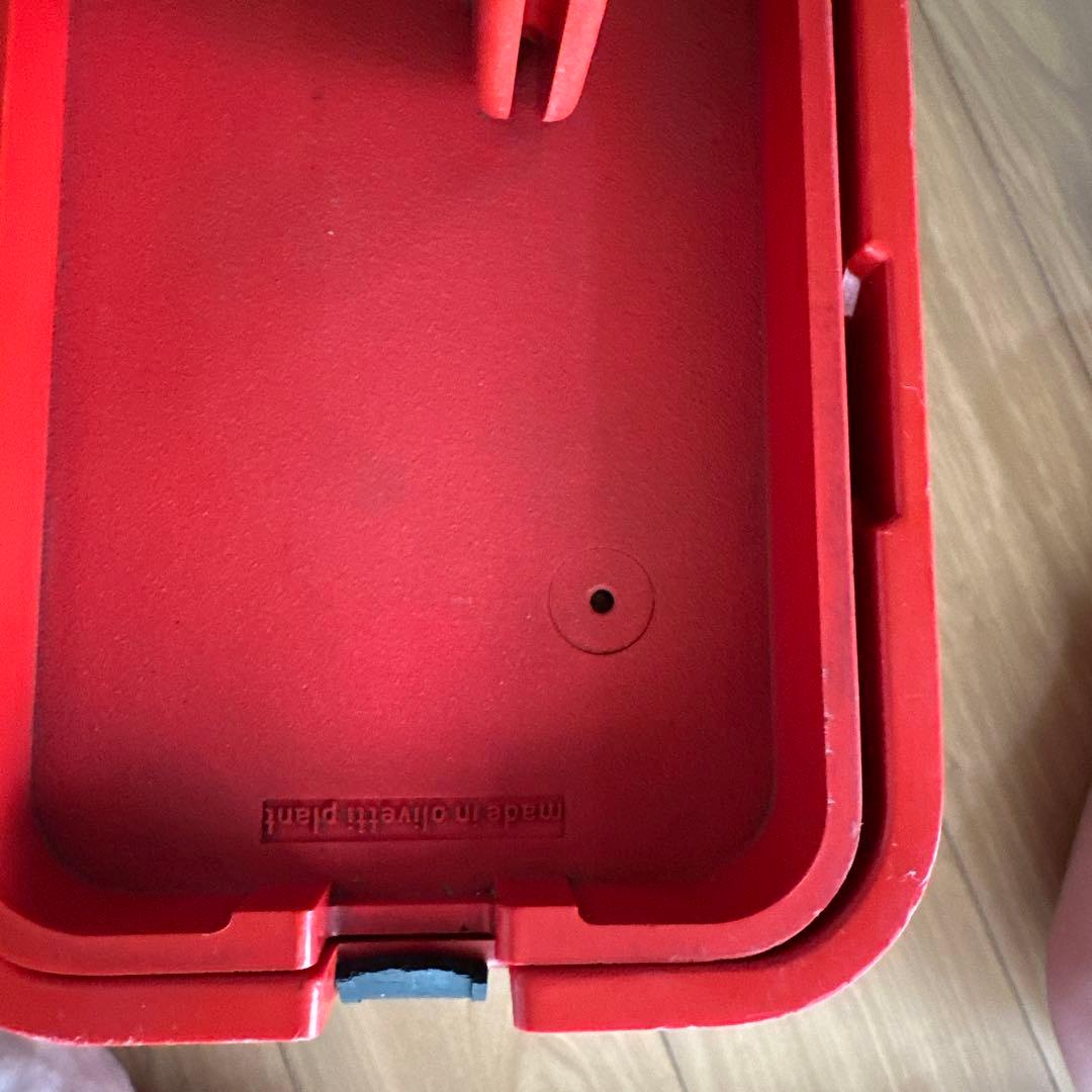 valentfine 赤 タイプライター バケツ