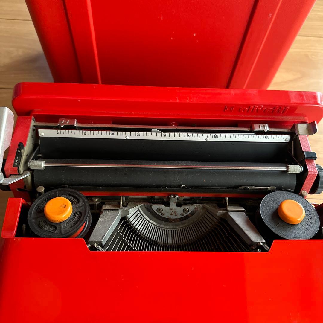 valentfine 赤 タイプライター バケツ