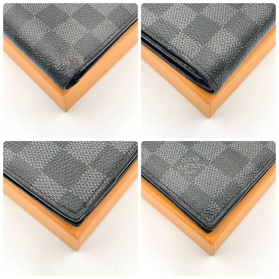 ルイヴィトン　ダミエグラフィット　ポルトフォイユ・マルコ　二つ折り財布