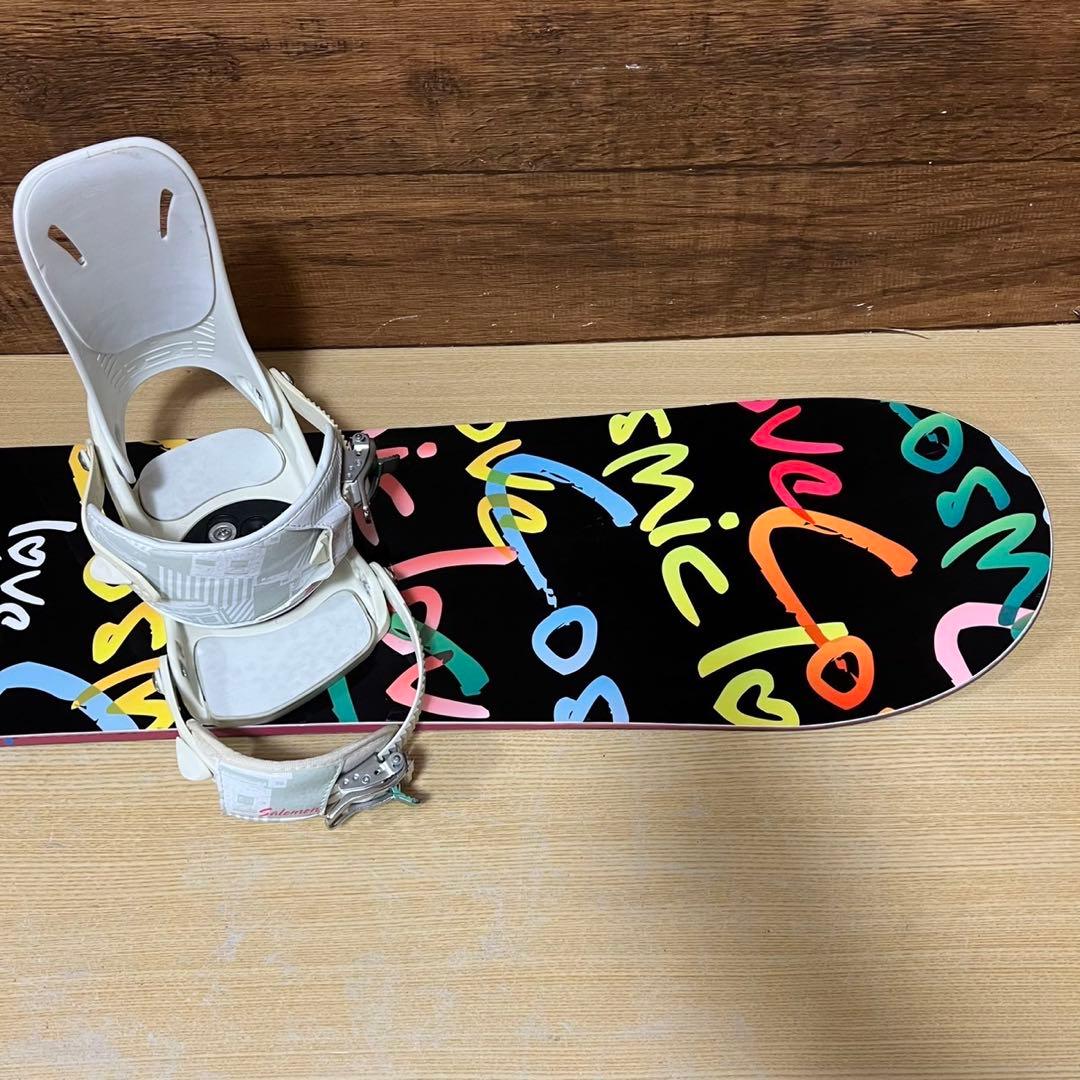 コズミックサーフ　サロモン　初心者オススメ　レディース　スノーボード　3点セット