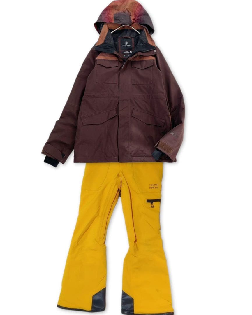3142 ボルコム スノボウェア パンツ ゴアテックス イエロー XSサイズ