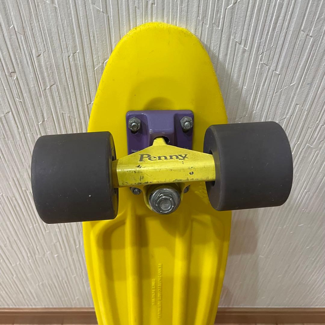 ペニースケートボード イエローxパープル　22インチ