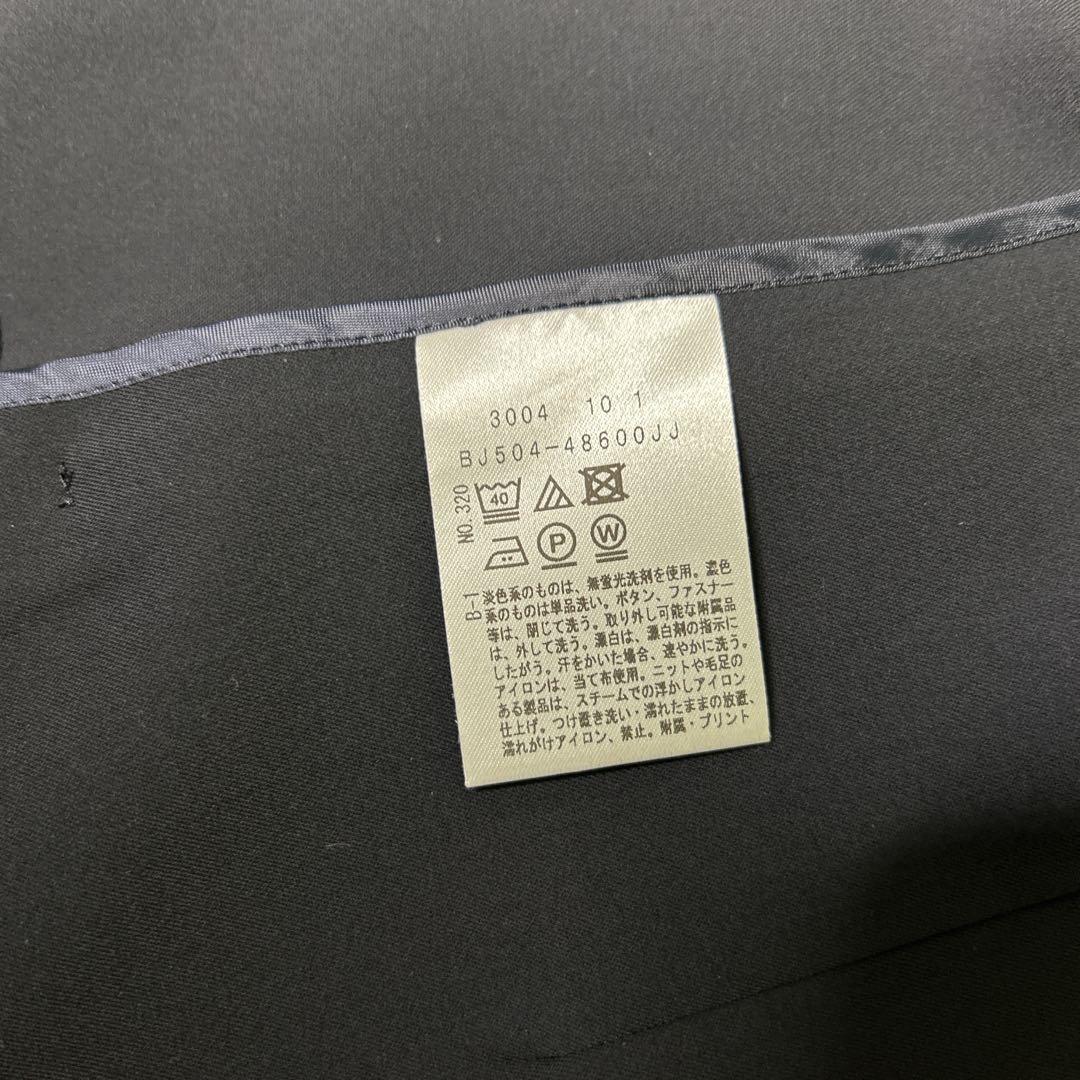 ✨美品✨UNTITLED スカートスーツ ノーカラー ネイビー 1サイズ 洗える