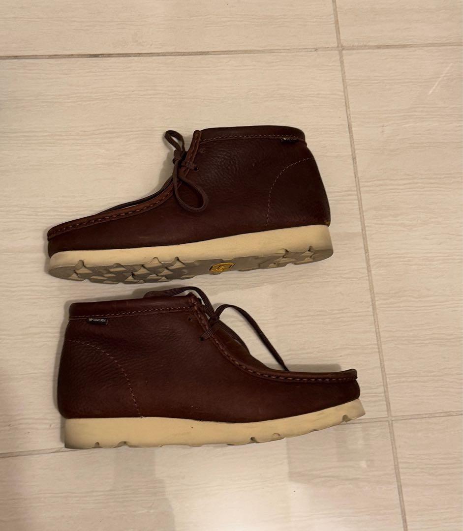 クラークス　ワラビー　ゴアテックス　ブラウン　UK7 US8 25cm