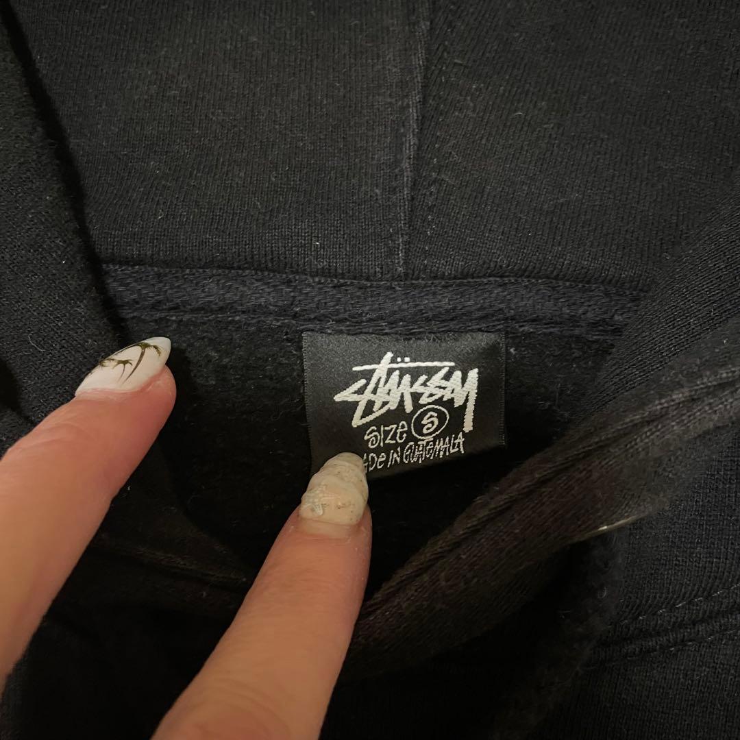 Stussy ブラック パーカー Sサイズ