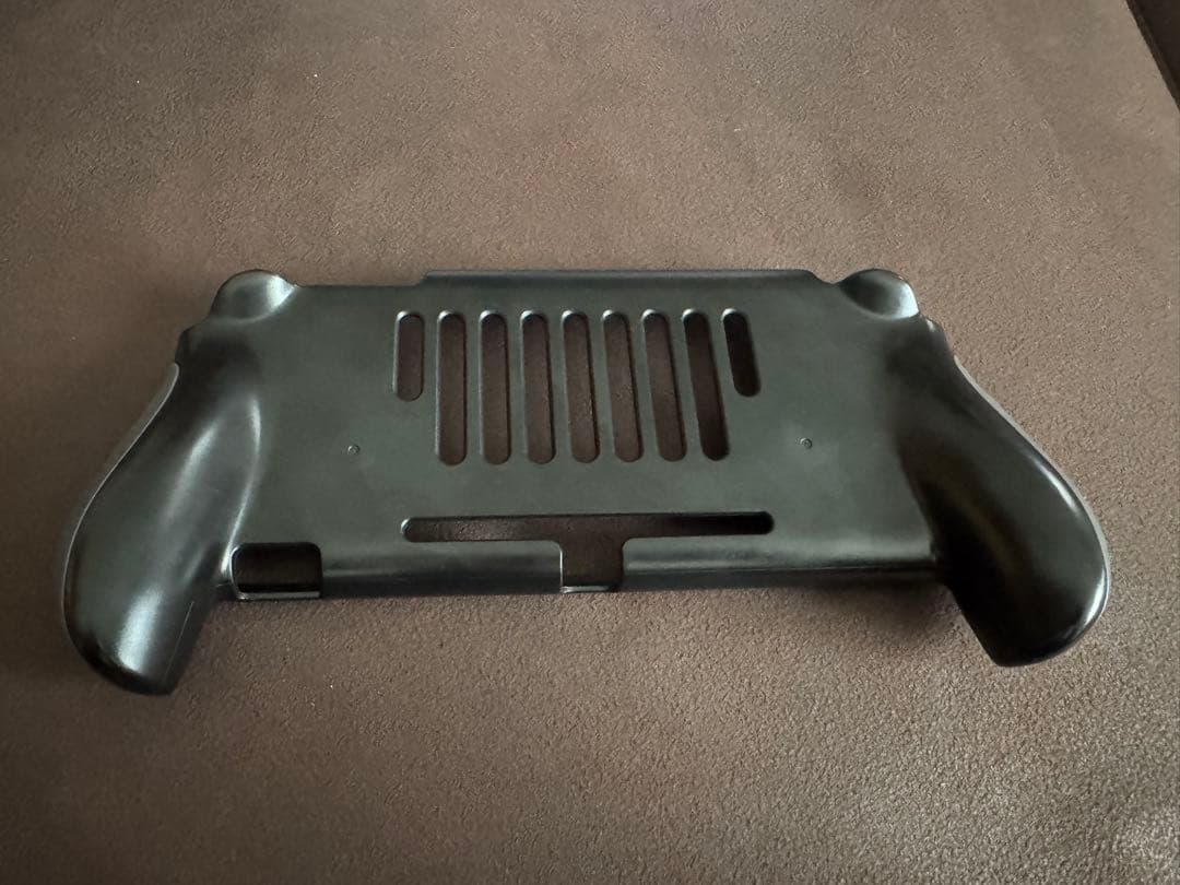 NintendoSwitchLite青ハンドグリップカバー　箱有ACアダプター無