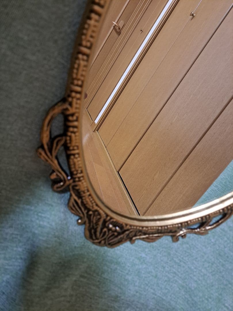 鏡　かがみ　壁掛け　アンティーク