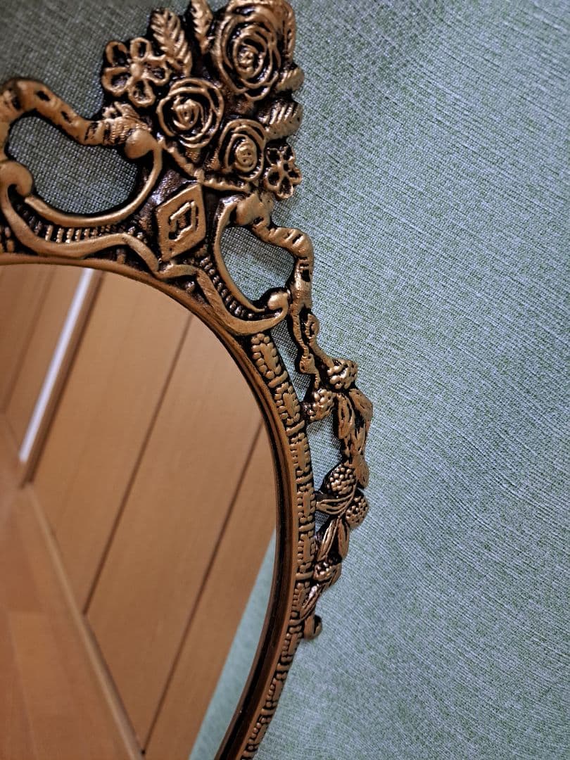 鏡　かがみ　壁掛け　アンティーク