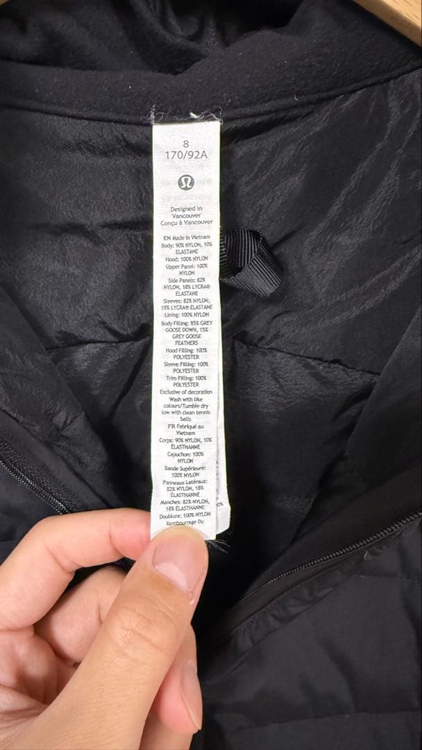 lululemonの人気ダウンジャケットdown for It All