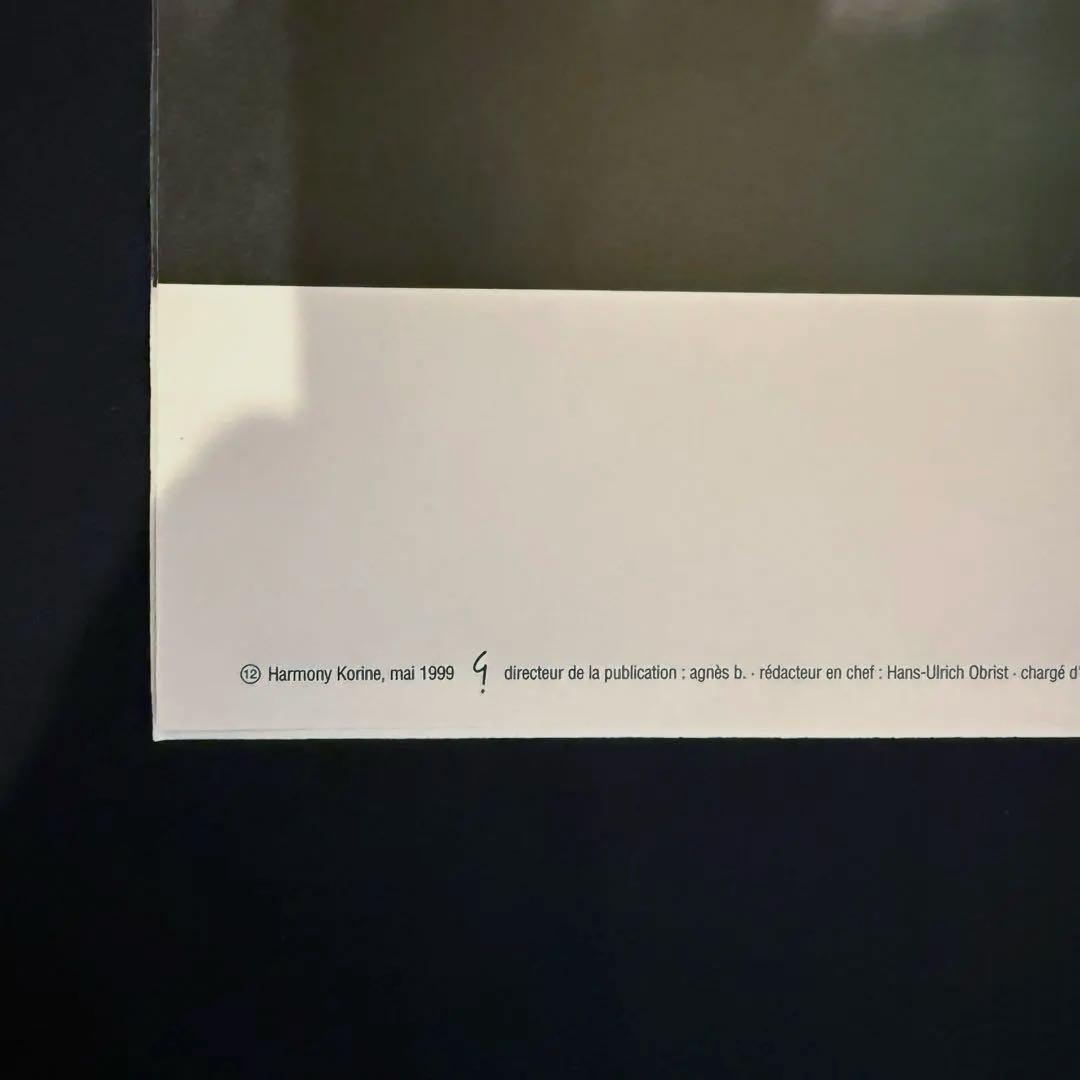 1999年発行 美品HarmonyKorineアート新聞ポスターAgnès b.