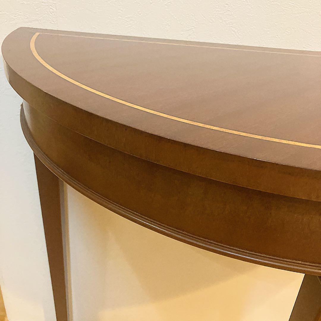 極美品　ヨーロピアンスタイル　アンティーク　地中海　コンソールテーブル　花台