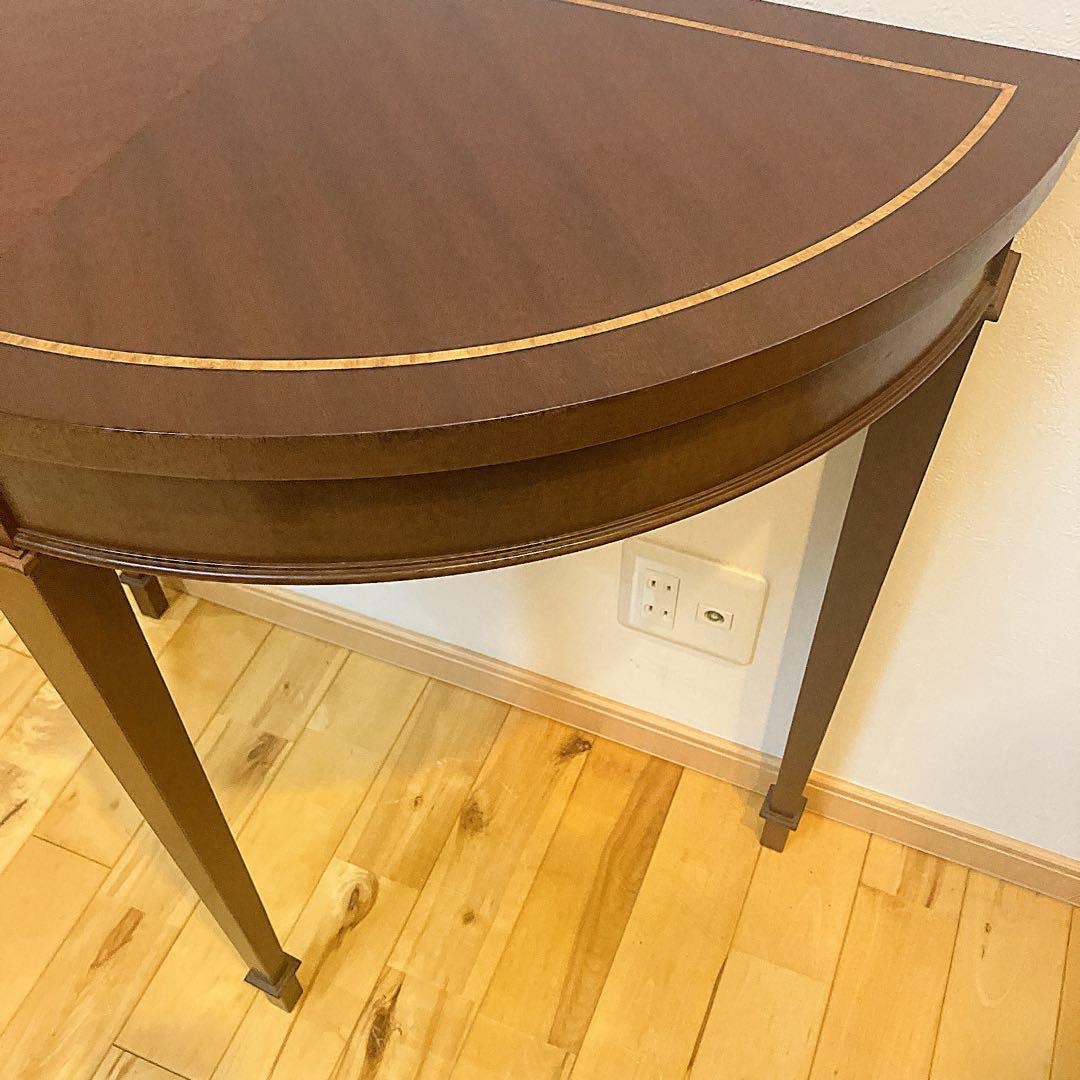 極美品　ヨーロピアンスタイル　アンティーク　地中海　コンソールテーブル　花台