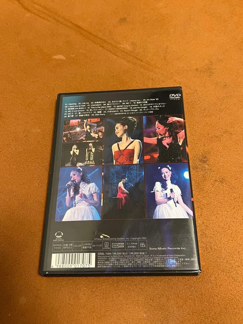 松田聖子　Seiko 2003 Call me コンサート　ライブ　DVD