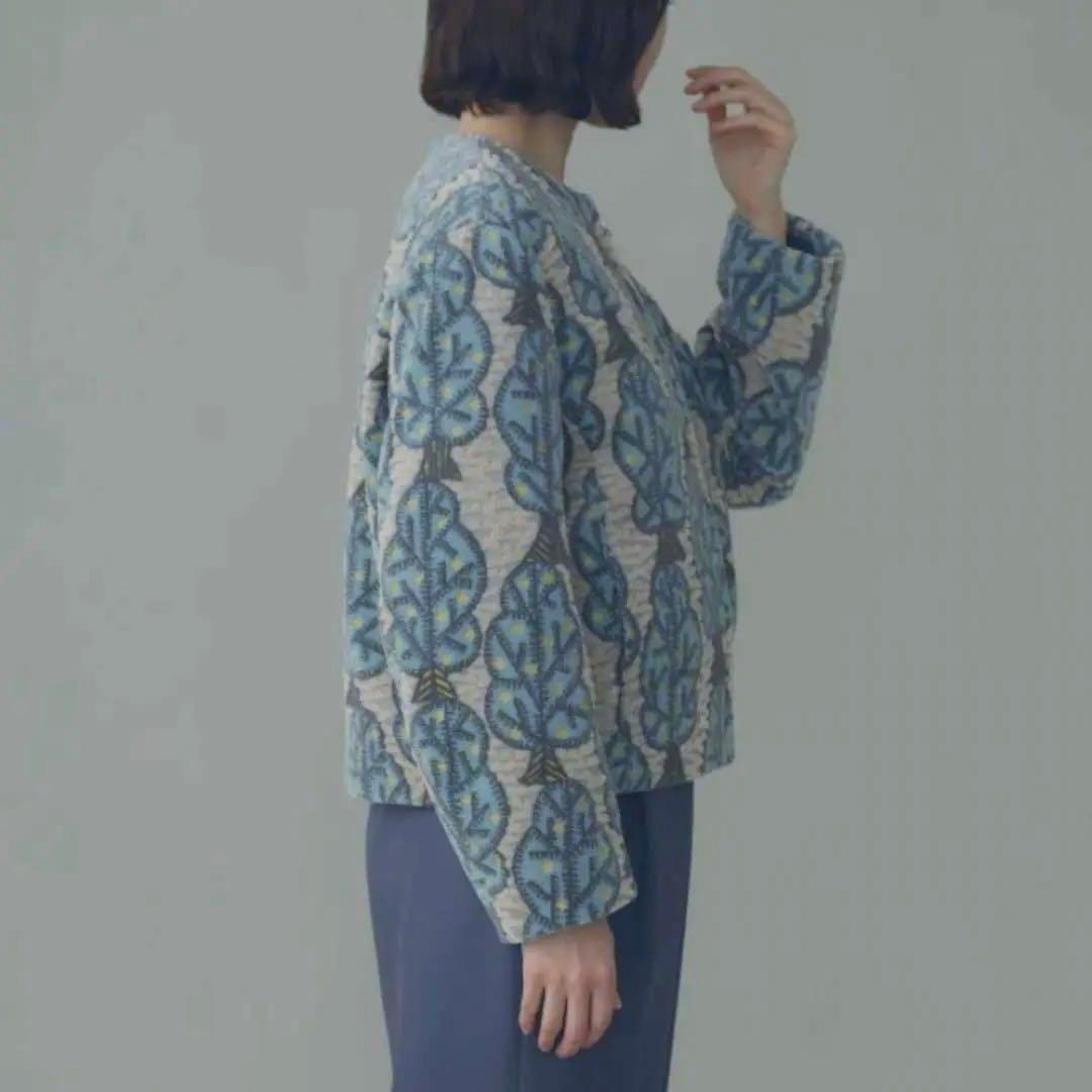 新品未使用 23AW ミナペルホネン fruitree ノーカラージャケット