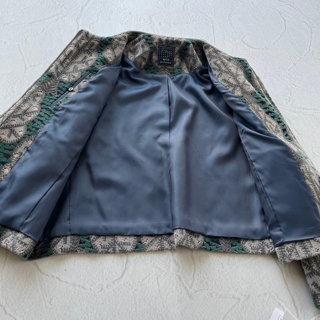 新品未使用 23AW ミナペルホネン fruitree ノーカラージャケット