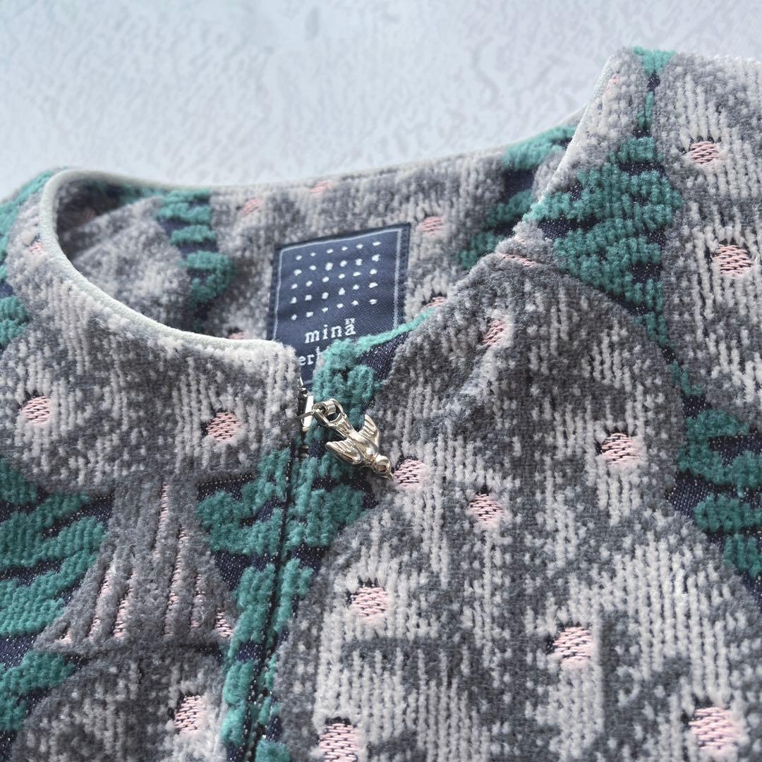 新品未使用 23AW ミナペルホネン fruitree ノーカラージャケット