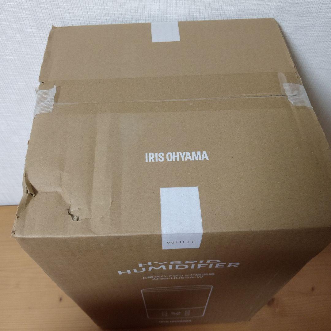 【美品　新品】ハイブリッド加湿器 AHM-HU55A-W　上給水