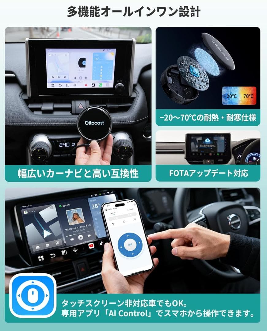 【新品】Ottocast OttoAibox P3 Pro オットキャスト