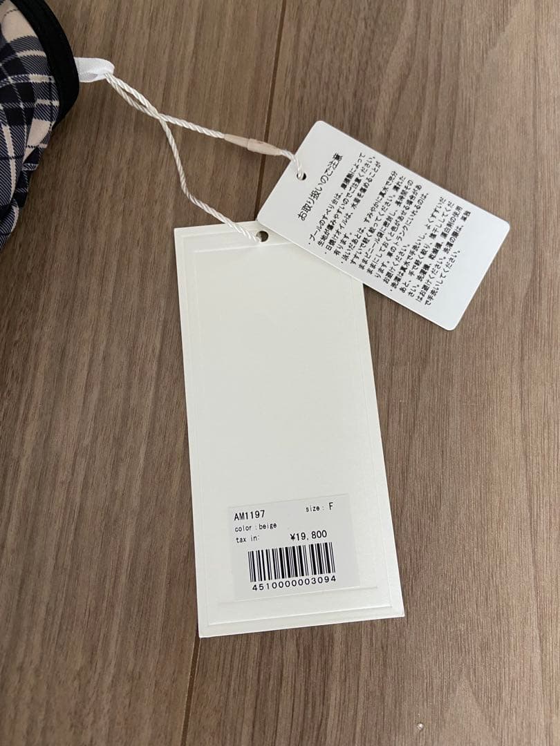 andmary Nadia check swimsuit 水着