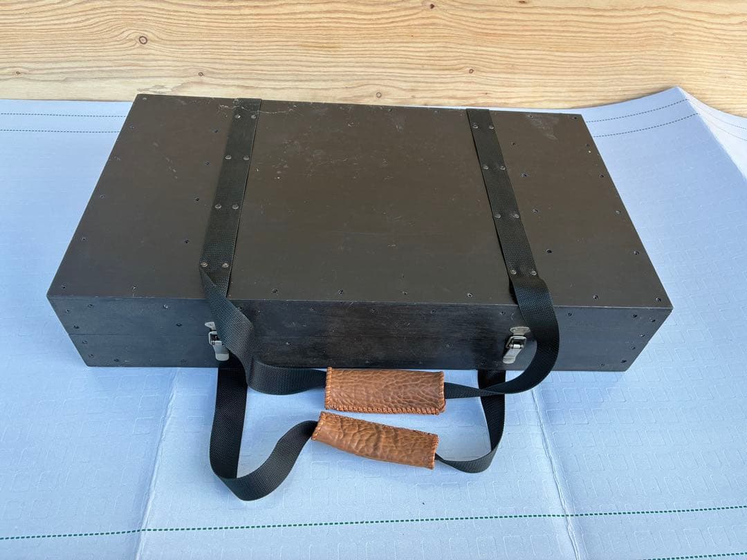 ユニフレーム 薪グリルラージ 、ブリッジ、ハンドメイド車載ケース付き