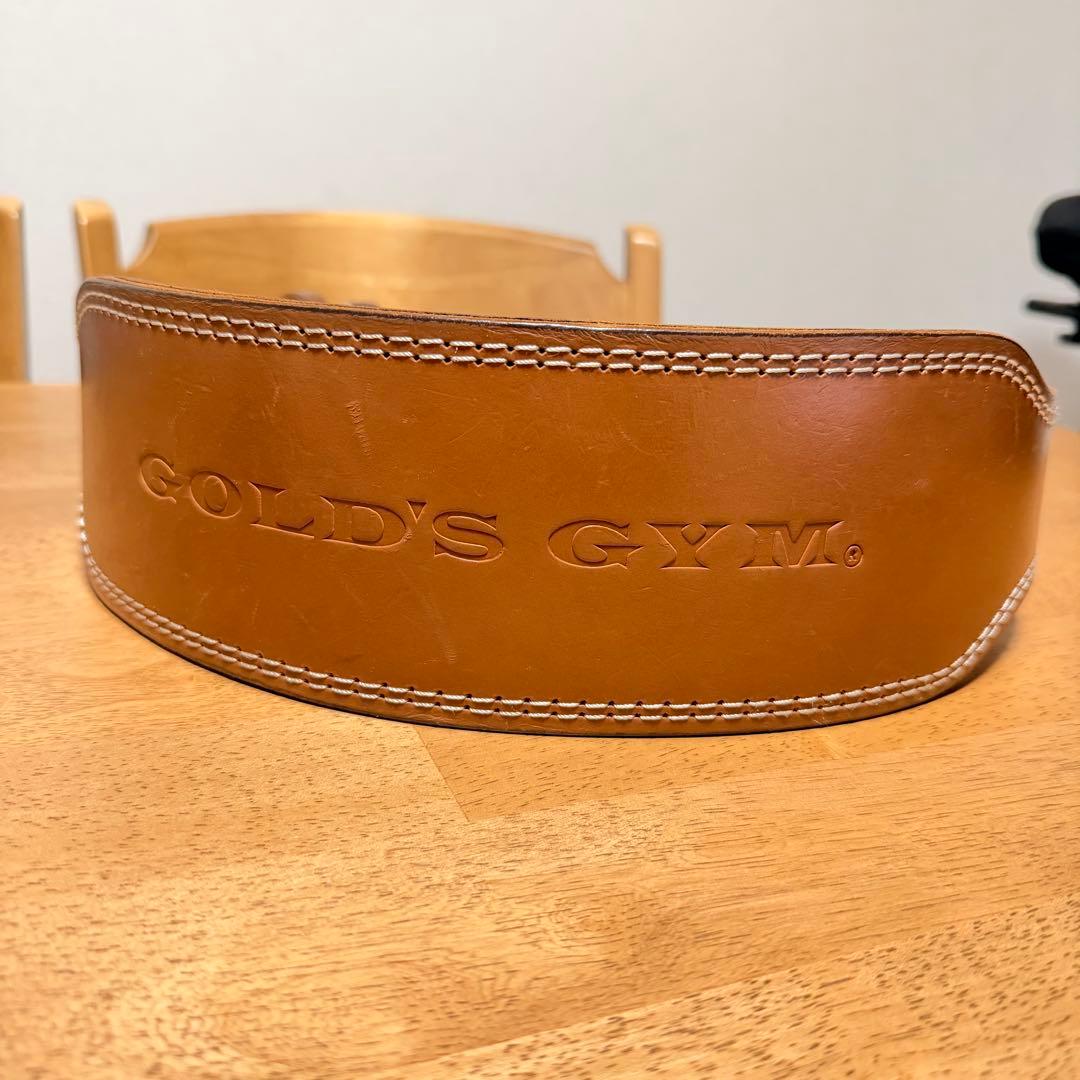 ゴールドジム　プロレザーベルト　Lサイズ