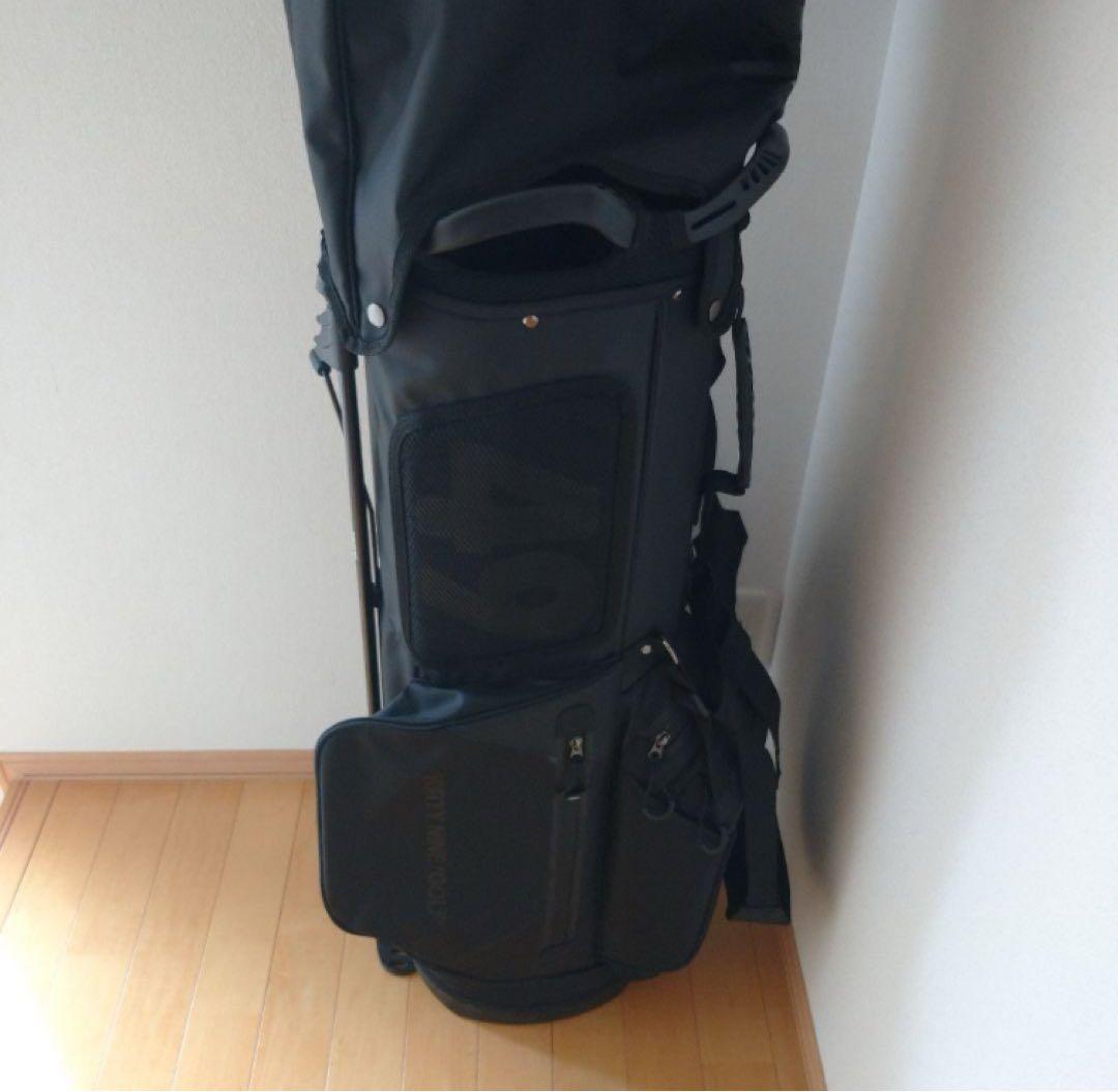 TFW49 ゴルフキャディーバック　ブラック×ブラック　希少カラー