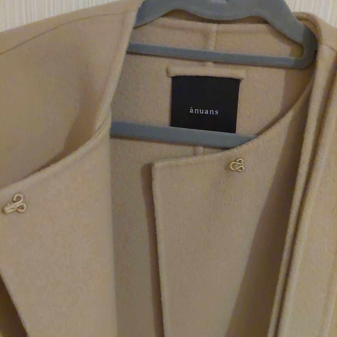 anuans⭐リバーウールミドルマフラーコート