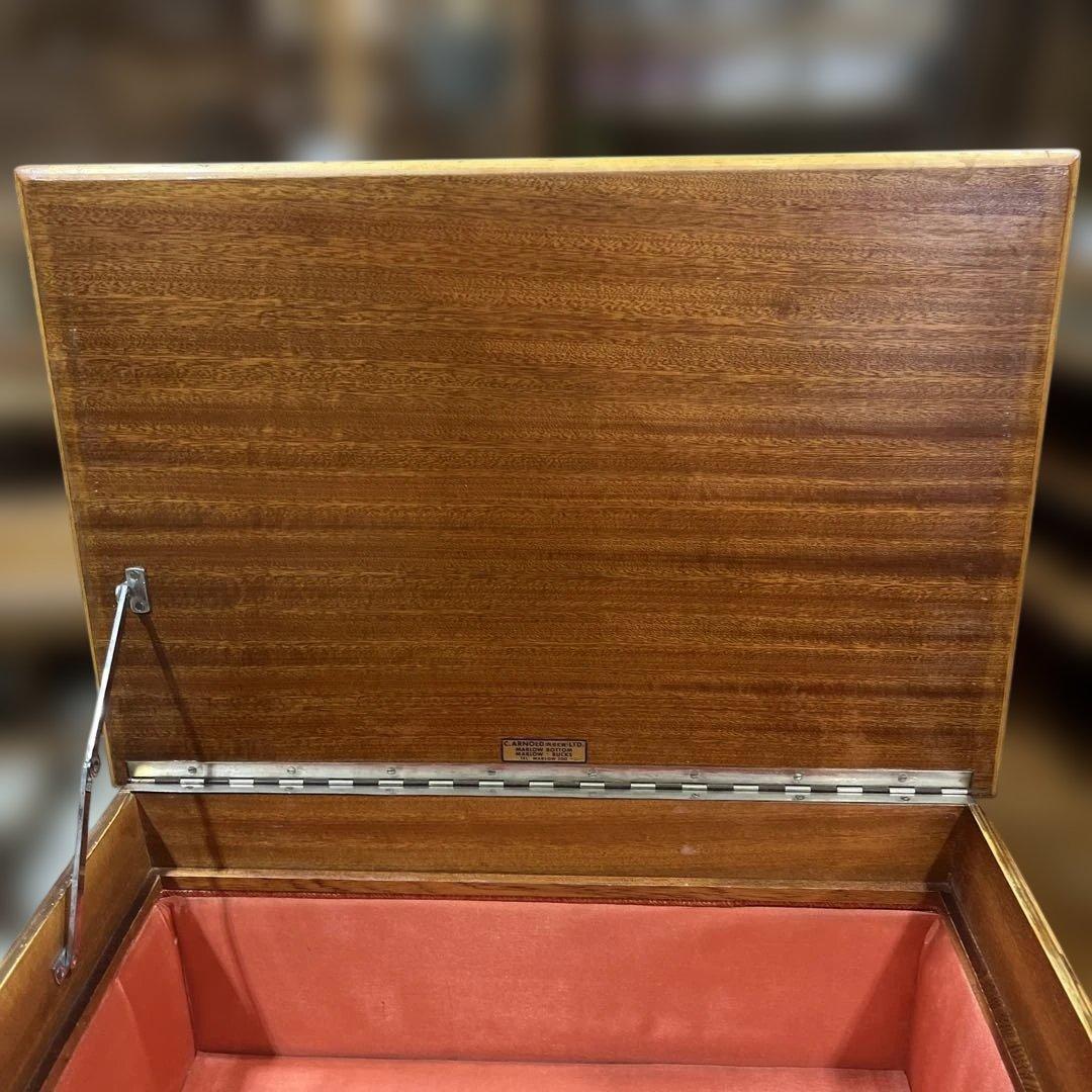 【コレクター放出品】ソーイングボックス◆ヴィンテージ◇センターテーブル◆