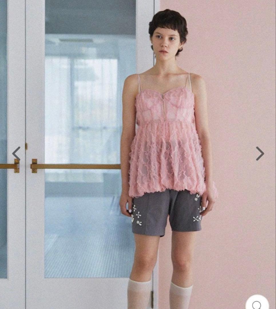 POPPY WAVE TULLE CAMI TUNIC キャミソールあさぎーにょ