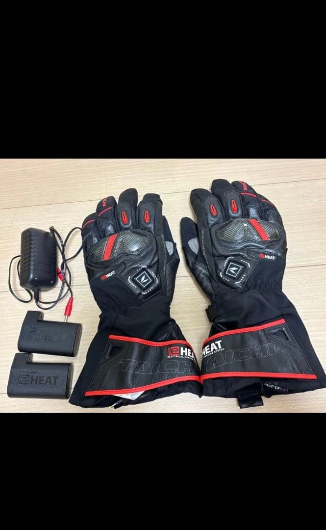 RSタイチ e-HEAT電熱グローブ バッテリー充電器付 XLサイズ