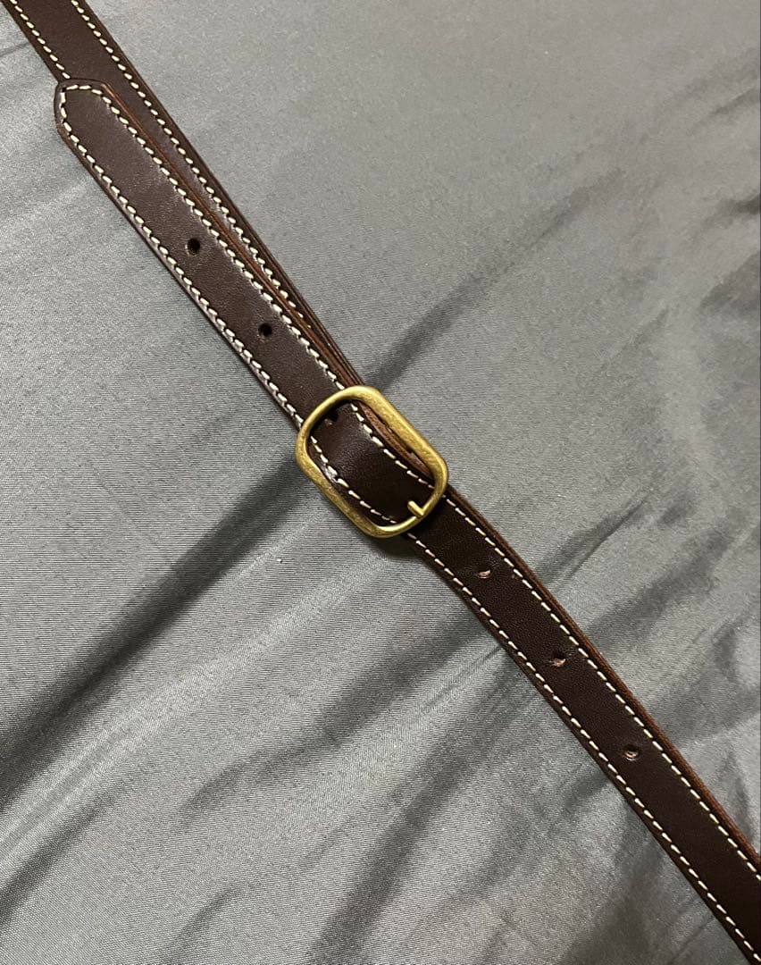 PORCO ROSSO 口枠 ショルダーバッグ ブラウン