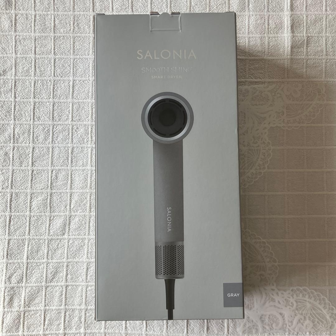 SALONIA サロニア スムースシャインスマートドライヤー グレー 縦型