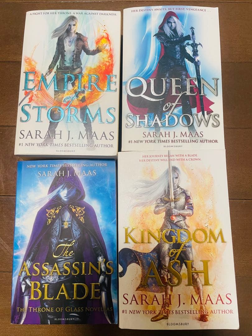 洋書 5 books, Sarah J. Mass, Throne of Glass