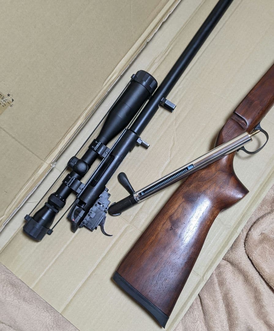 マルゼンＡＰＳ - ２ ＳＶ カスタム　木製ストック　スコープ　美品　稼働OK