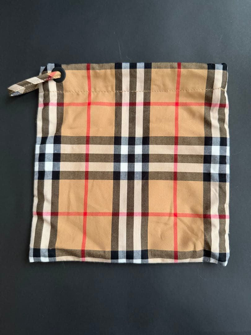 BURBERRYチェック柄マスク&収納袋セット