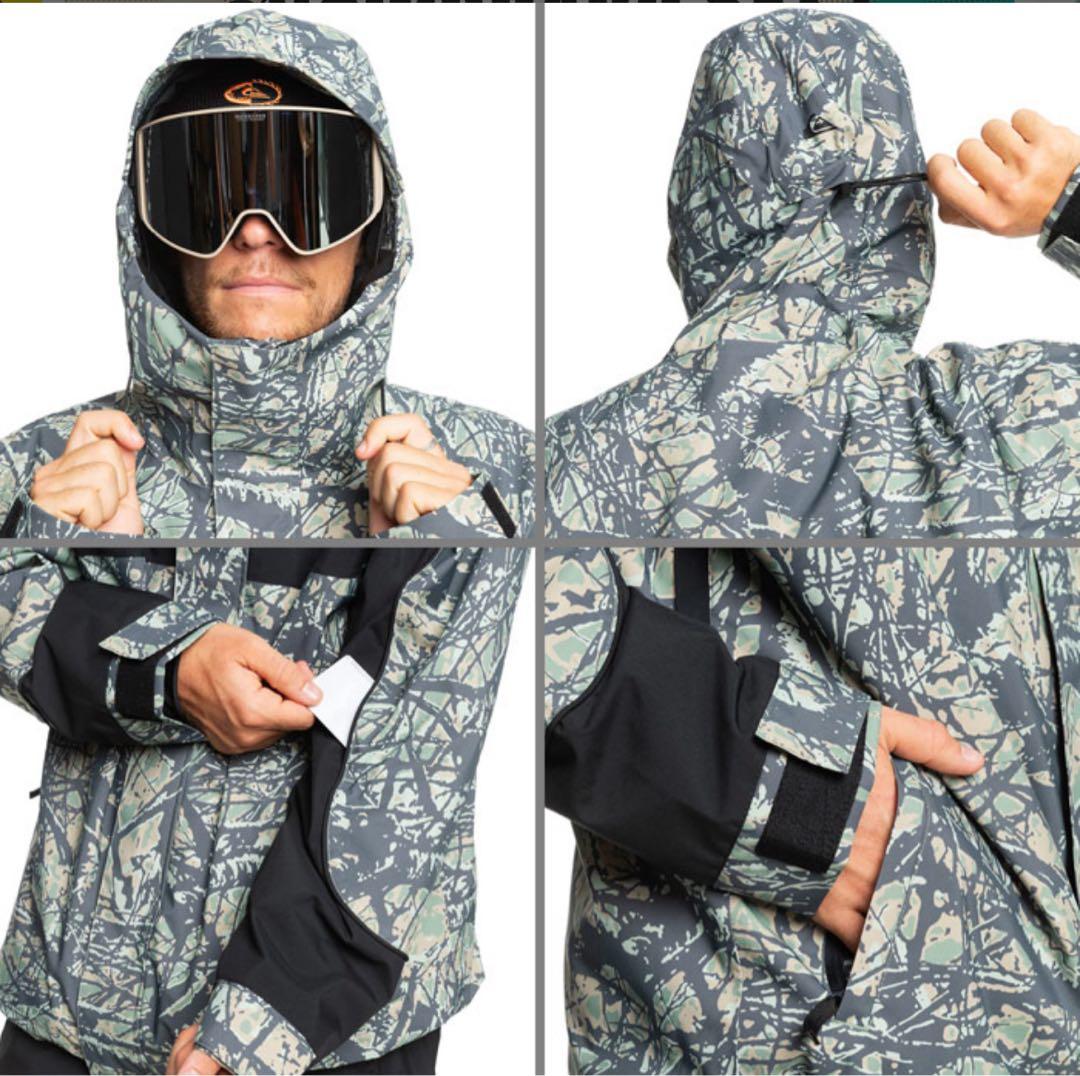 QUIKSILVER クイックシルバー スノーボード ウェア ジャケット 迷彩