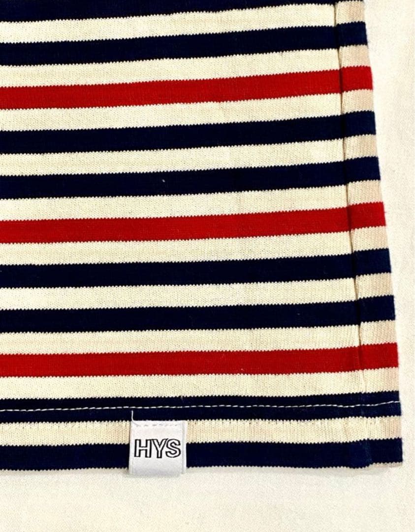 ヒステリックグラマー VIXEN GIRLボーダー長袖Tシャツ Sサイズ