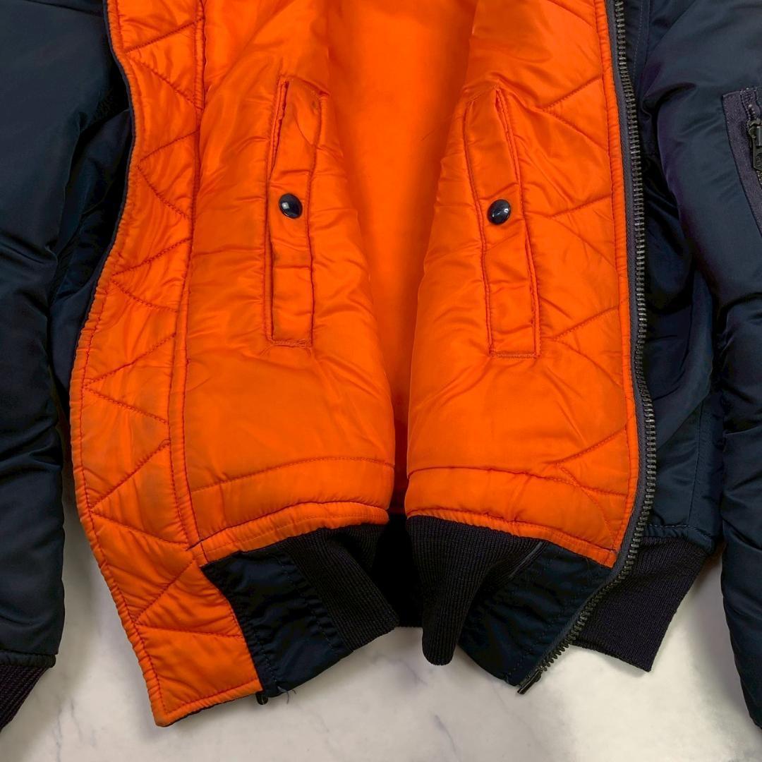 USA製 1968年復刻 アルファ MA-1 68モデル ネイビー M　D398